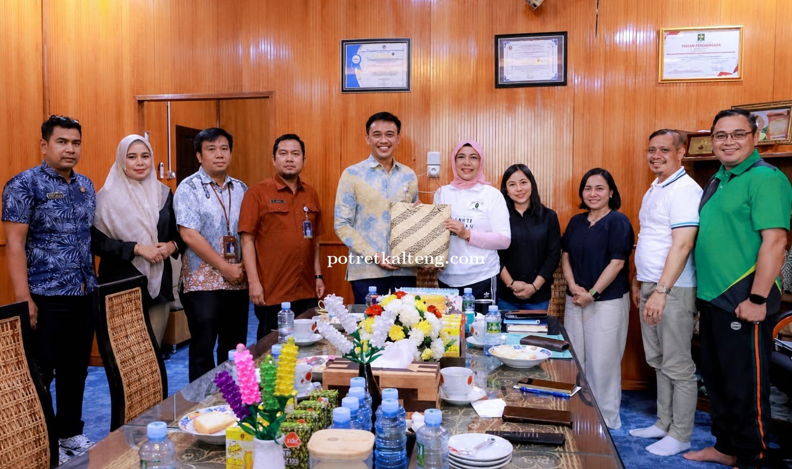 Disdagperin Kalteng Pererat Sinergi dengan BKKBN melalui Audiensi dan Silaturahmi