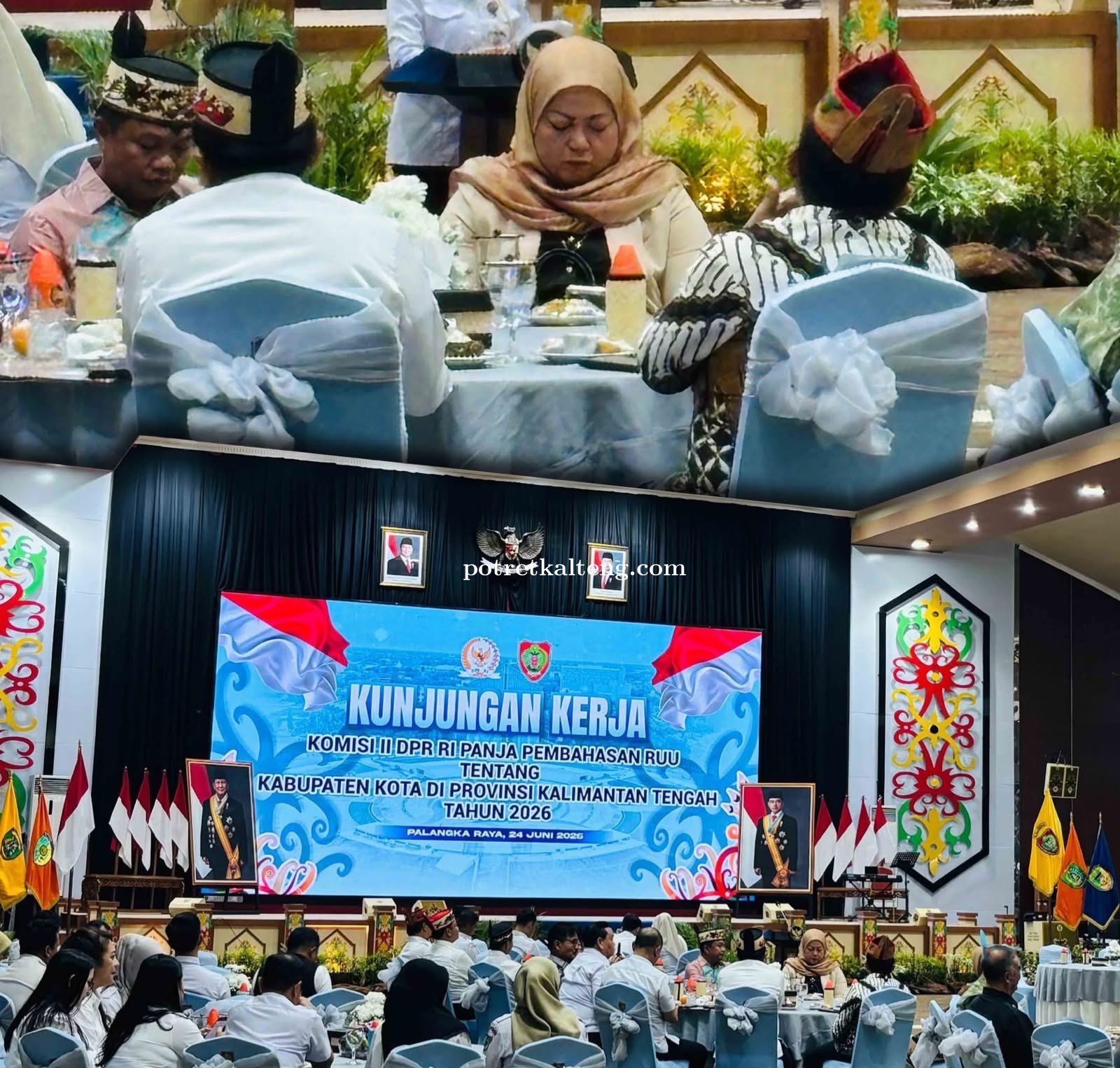 Pimpinan DPRD Barito Utara Hadiri Pembahasan RUU Kabupaten/Kota