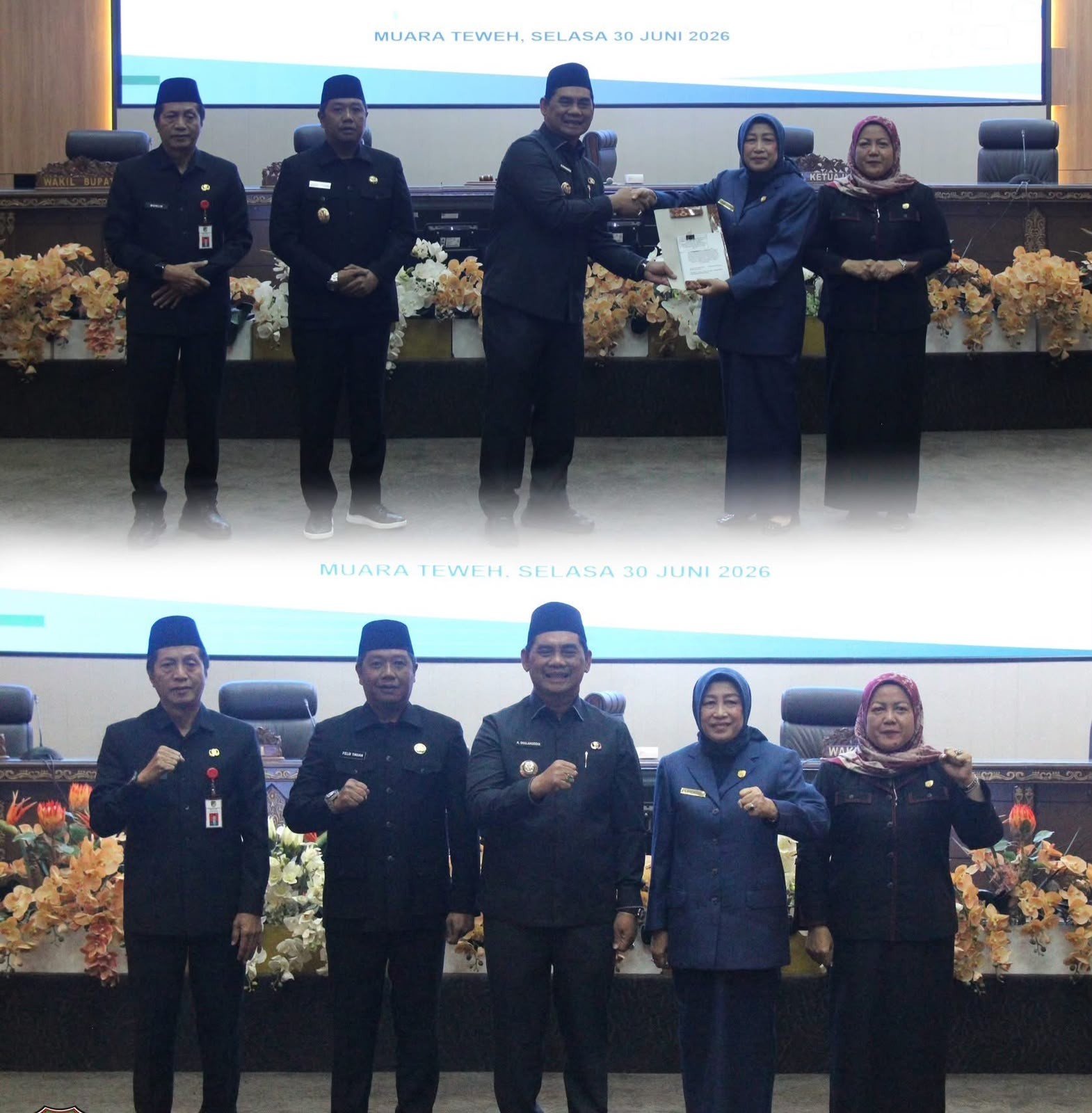 DPRD Barito Utara Terima Raperda Pertanggungjawaban APBD Tahun 2025