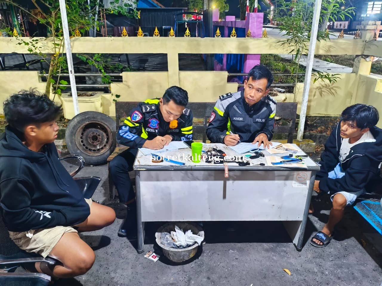 Satlantas Polres Kapuas Tindak 19 Pelanggar dalam Razia Balap Liar dan Knalpot Brong