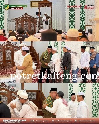 Shalat Jumat Bersama Warga, Bupati Barito Utara Perkuat Silaturahmi dan Serap Aspirasi Masyarakat