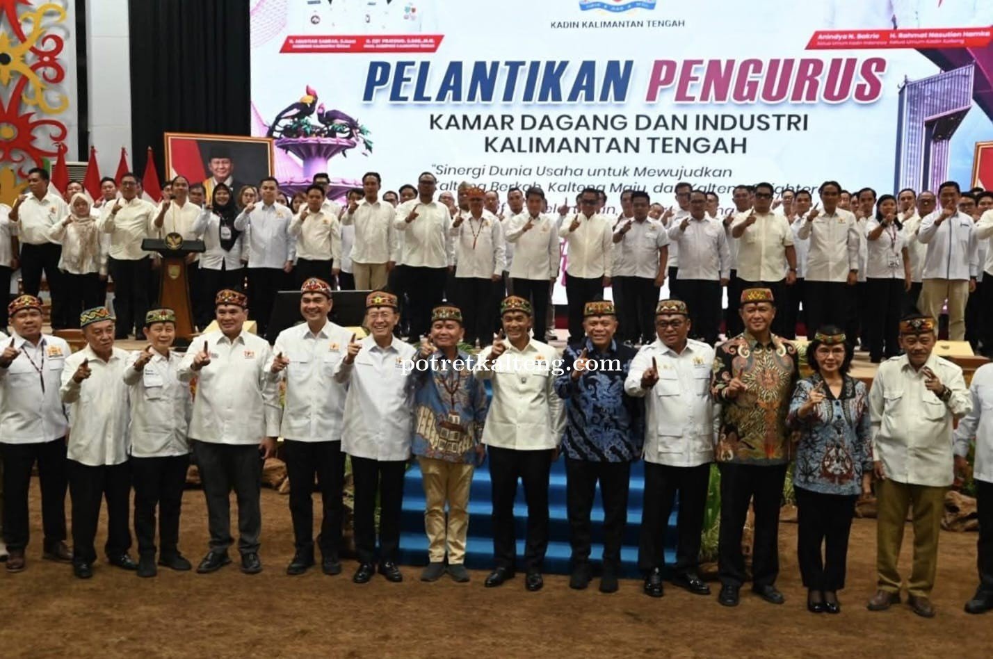Agustiar Lantik Pengurus Baru KADIN Kalteng, Dorong Dunia Usaha Jadi Motor Pembangunan Daerah