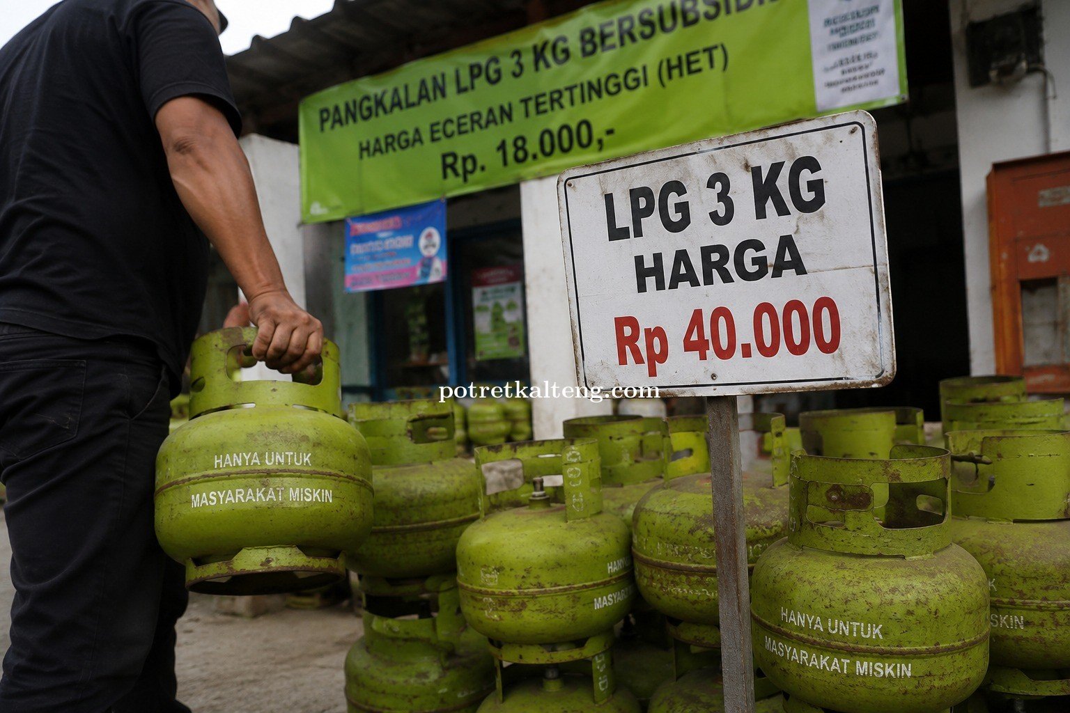 Harga LPG 3 Kg di Kapuas Capai Rp40 Ribu, Warga Harap Ada Solusi