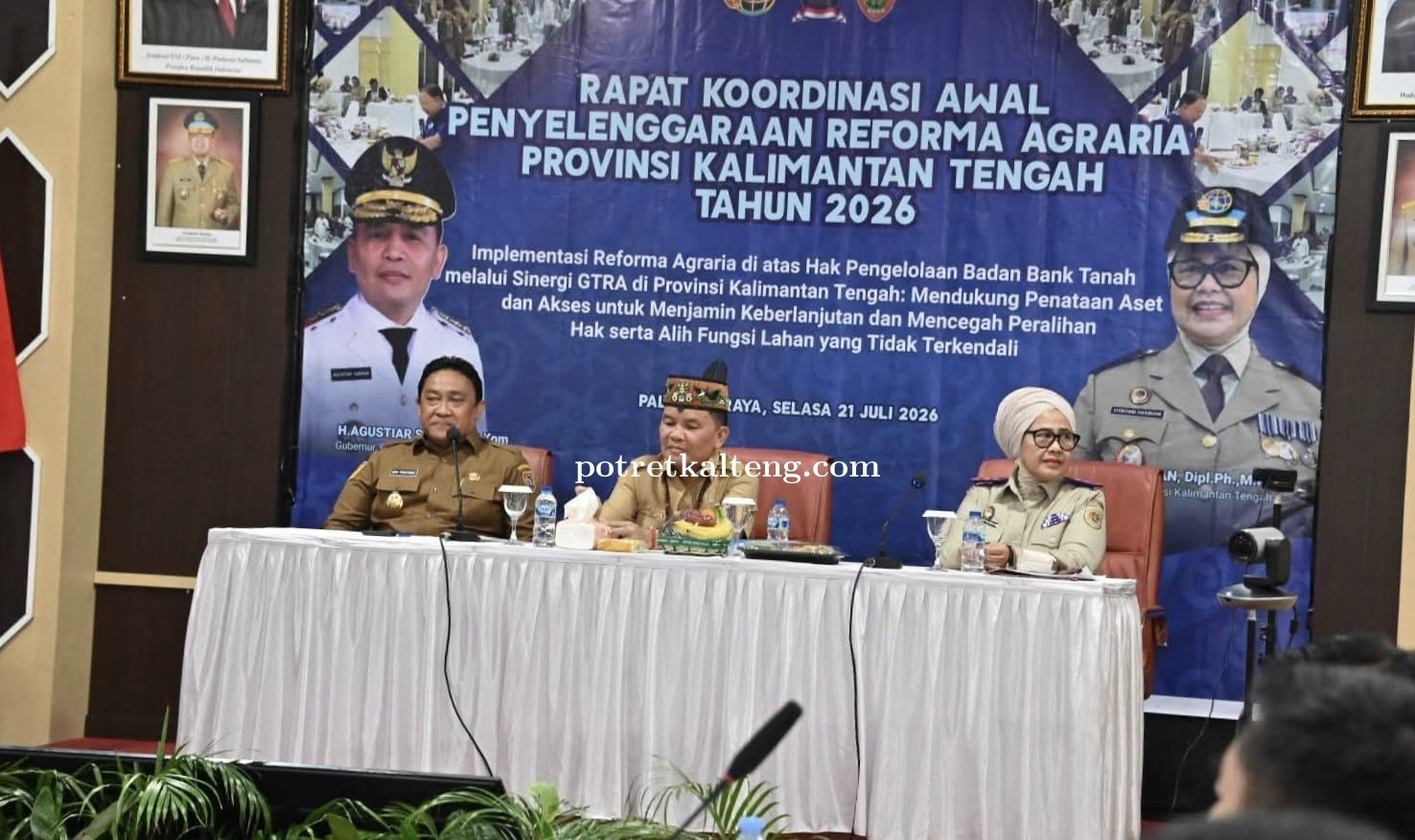 Gubernur Agustiar dan BPN Tandatangani MoU Perkuat Reforma Agraria di Kalteng