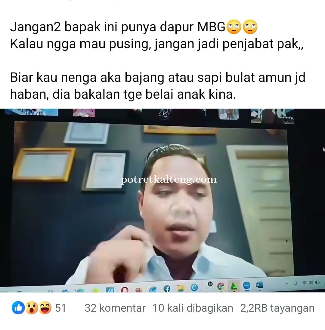 Keselamatan Siswa atau MBG? Pernyataan Kadisdik Kalteng Picu Polemik di Tengah Kabut Asap