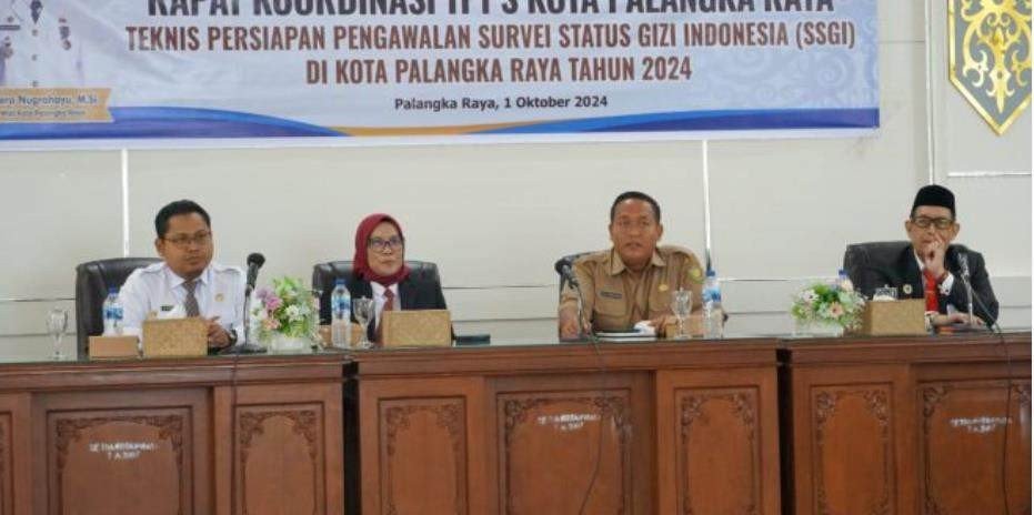 Pemko Palangka Raya Gelar Rakor TPPS, Siapkan Pengawalan SSGI 2024