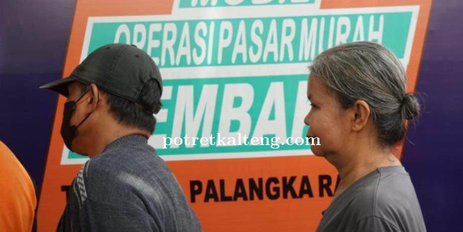 500 Paket Sembako Murah Disalurkan di Kelurahan Palangka, Upaya Tekan Inflasi di Palangka Raya