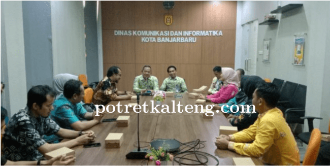 Diskominfo Palangka Raya Pelajari Inovasi Media Publikasi di Banjarbaru