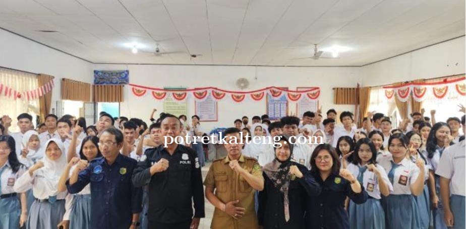 Diskominfo Kota Palangka Raya Edukasi Pelajar Tentang Bahaya Judi Online