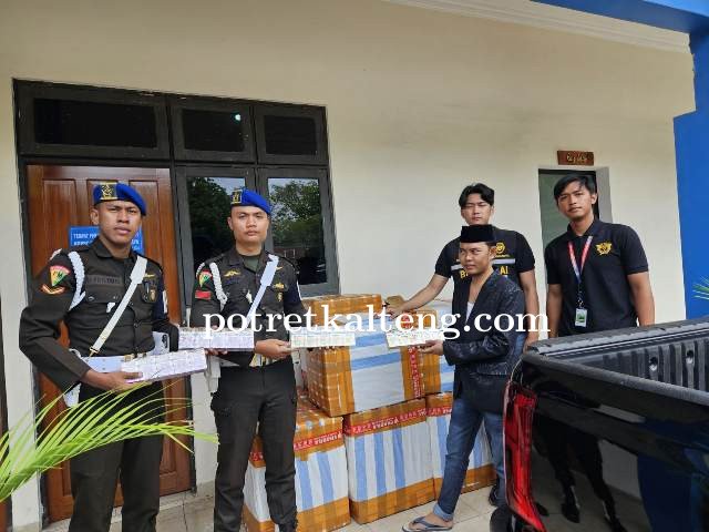Personel Denpom XII/2 Palangka Raya Bersama Bea Cukai Lakukan Pengawasan Barang Kena Cukai Ilegal