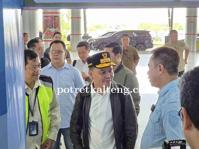 Gubernur Kalimantan Tengah Tinjau Kesiapan Angkutan Lebaran 2025 di Bandara Tjilik Riwut