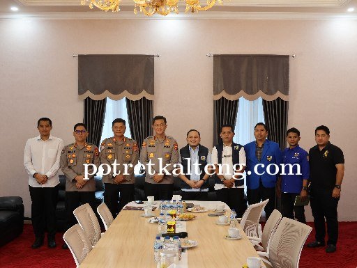 Siap Dukung Pengamanan Rapimpurnas di Palangka Raya, Kapolda Kalteng Terima Audiensi KNPI Kalteng