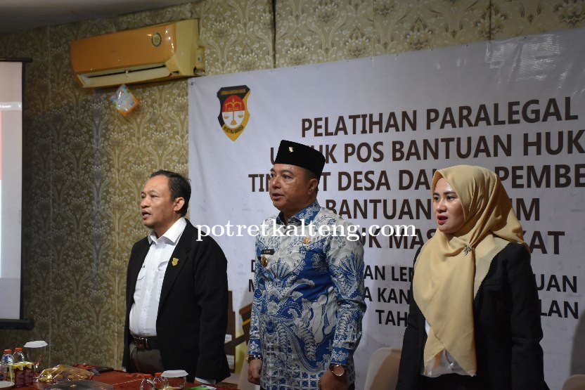 Pemkab Kapuas Dukung Penuh Pelatihan Paralegal, Wakil Bupati: Desa Harus Melek Hukum