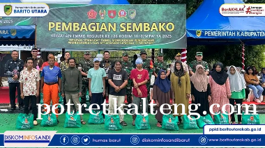 Kasdam Sugiyono Beri Apresiasi Khusus kepada Masyarakat Desa Jamut Atas Dukungan TMMD