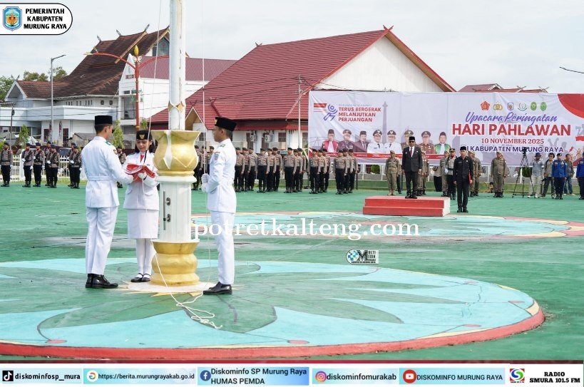 Upacara Hari Pahlawan Mura Dihadiri Penuh Forkopimda dan Jajaran Pimpinan Daerah