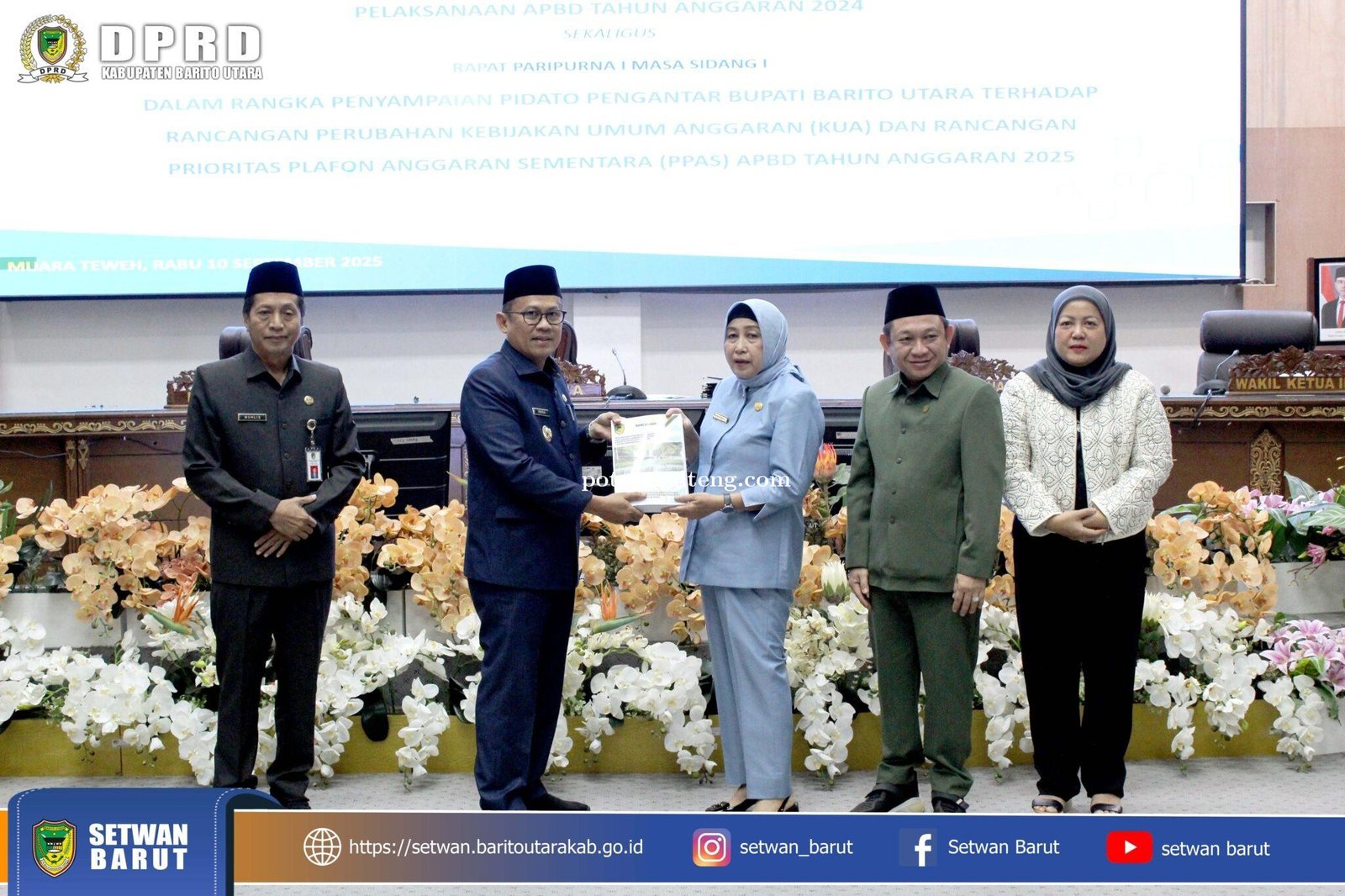 Legislatif Barut Padat Agenda: Paripurna IV APBD 2024 dan Paripurna I Perubahan KUA-PPAS 2025 Digela
