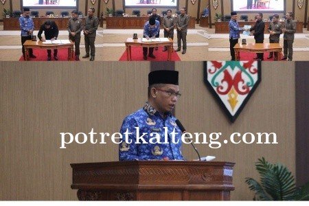 Wakil Bupati Katingan Hadiri Rapat Paripurna DPRD Bahas Evaluasi Raperda Perubahan APBD 2025
