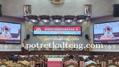 Rapat Paripurna DPRD Kalteng Bahas Raperda pertangtungjawaban APBD 2024