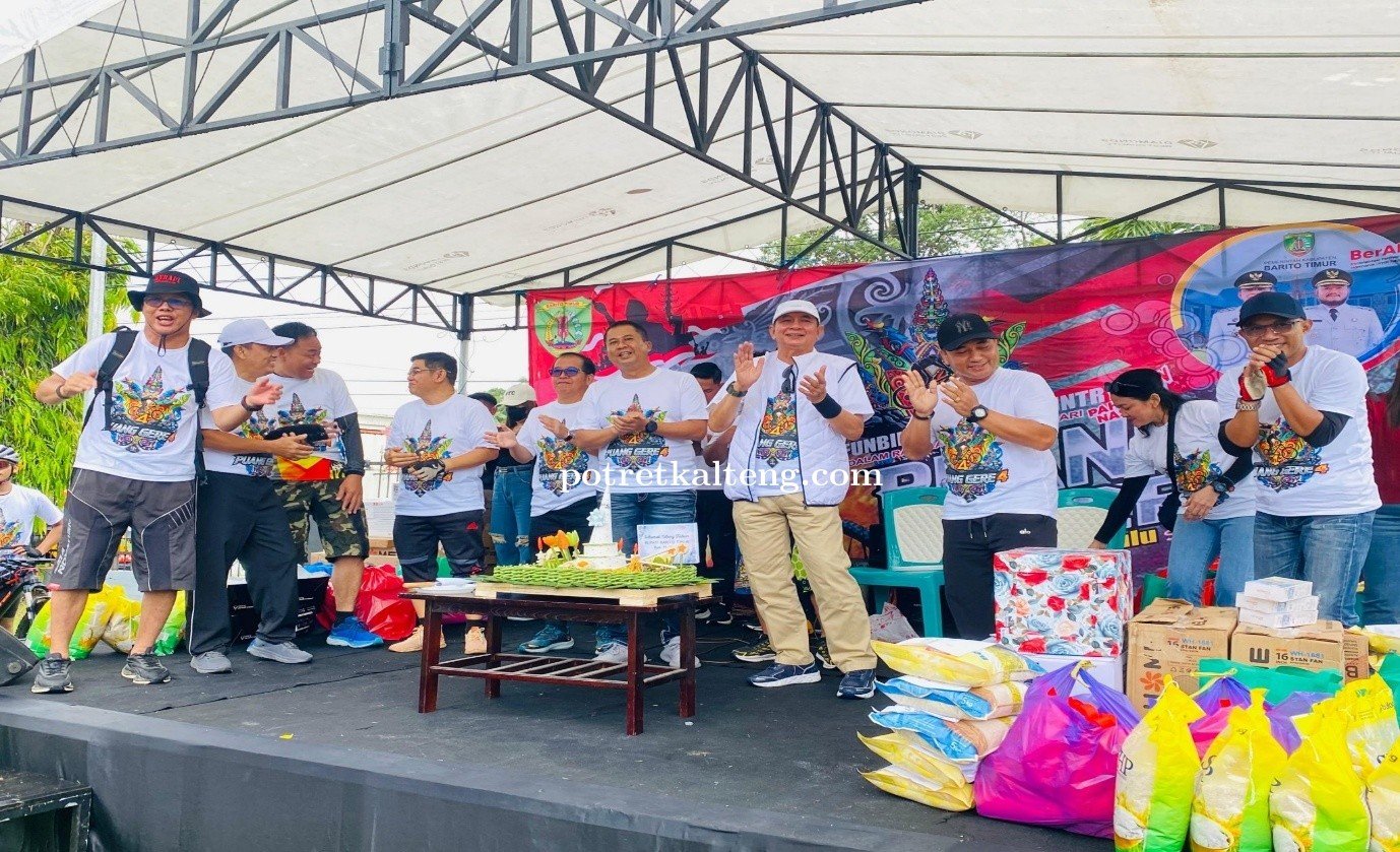 Peringati Hari Pahlawan, Goweser Puang Gere 4 Barito Timur Tempuh Rute Ekstrem 30 KM