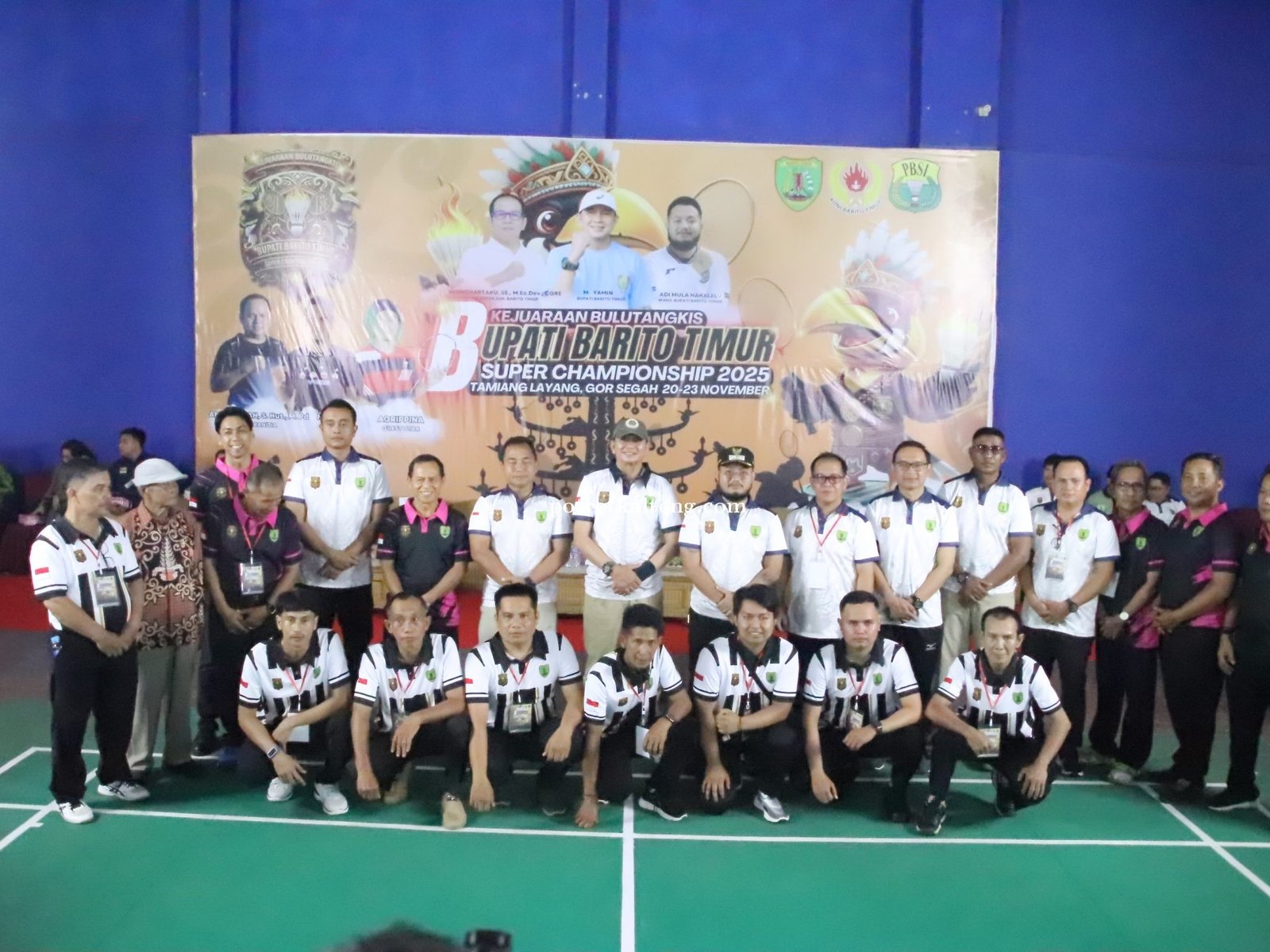 Bupati Yamin Resmi Membuka Kejuaraan Bulutangkis Barito Timur Super Championship 2025