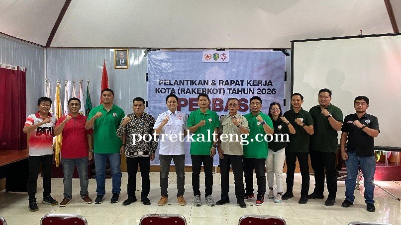 Pengurus Perbasi Kota Palangka Raya Masa Bakti 2025–2029 Resmi Dilantik