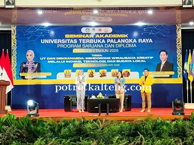 Jadi Narasumber di Seminar Akademik UT Palangka Raya 2026,  Ketua TP-PKK Kalteng: Dorong SDM Unggul