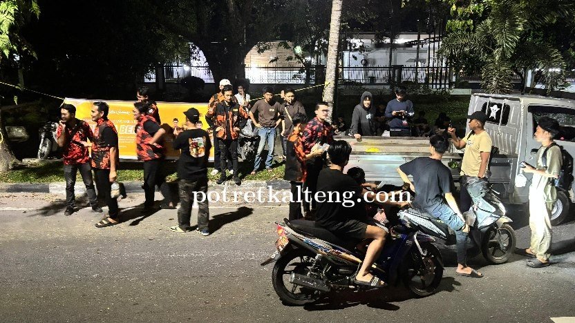 Wujud Kepedulian di Bulan Suci, PW SAPMA PP Kalteng Gelar Aksi Berbagi Sahur