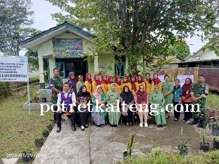 TP Posyandu Kapuas Ambil Peran dalam Lomba HUT Persit ke-80
