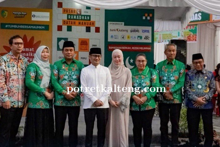 Ketua DPRD Subandi Hadiri Peresmian Pasar Wadai Ramadan di Palangka Raya