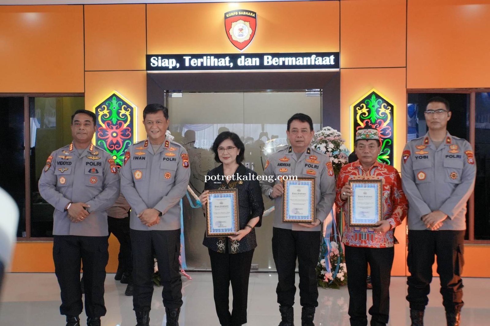 Resmikan Renovasi Mako Ditsamapta, Kapolda Kalteng Apresiasi Dukungan Nyata Pemerintah Kabupaten Kap