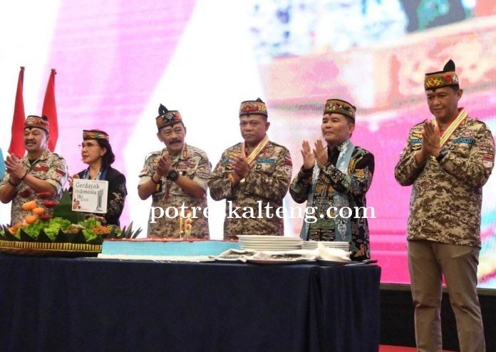 Tegaskan Semangat Persatuan, Gubernur Agustiar Sabran saat Hadiri HUT ke-16 GERDAYAK