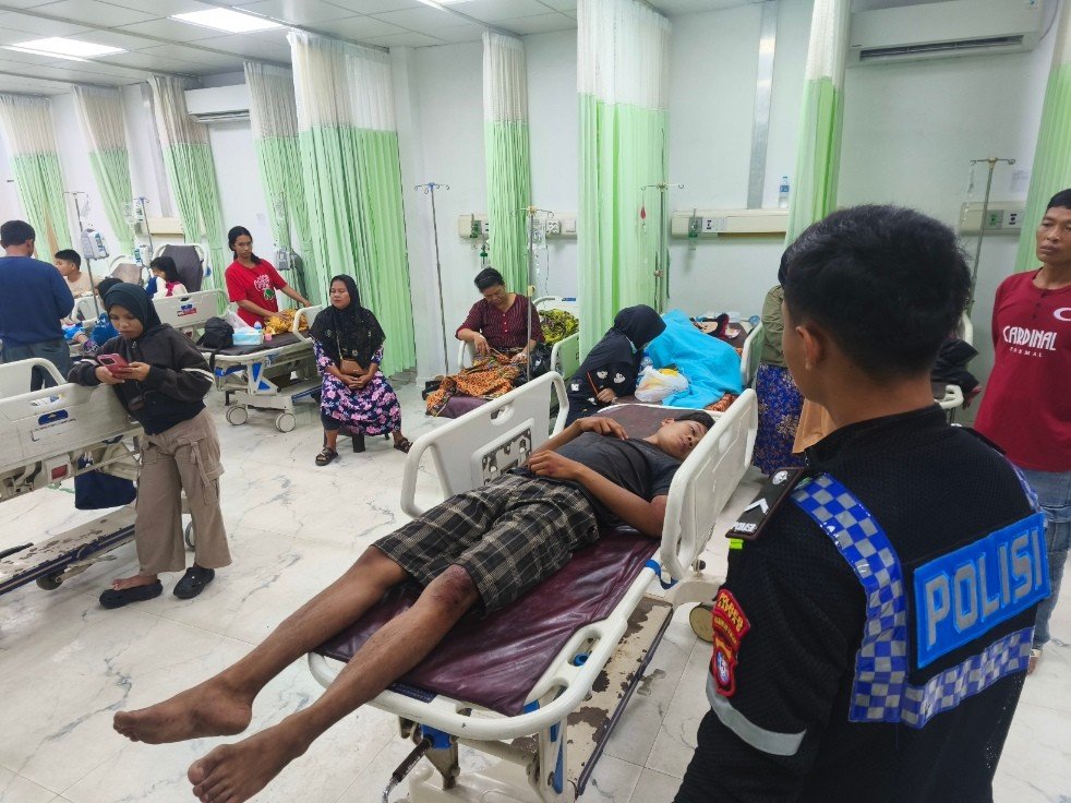 Laka Lantas di Jalan Trans Kalimantan Pulau Petak, Korban Jalani Perawatan di RSUD Kapuas