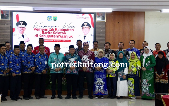 Perkuat Kerja Sama Antar Daerah, Pemkab Barsel Lakukan Kunjungan Kerja ke Kabupaten Nganjuk.