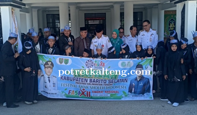 Pj Bupati Barsel Lepas Kafilah FASI ke XII Menuju Ajang Nasional di Bekasi