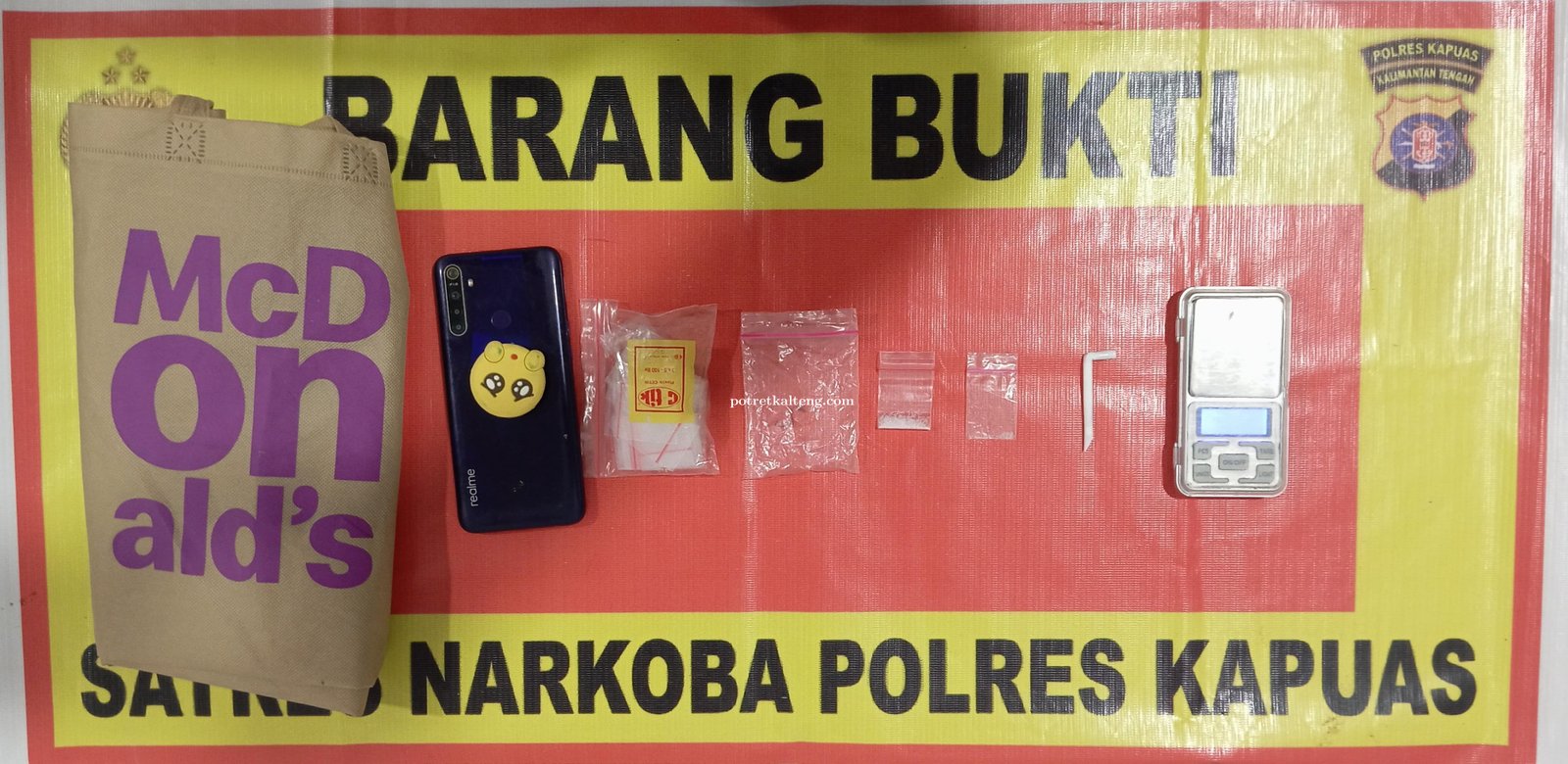 Satresnarkoba Polres Kapuas Kembali Ungkap Kasus Narkotika