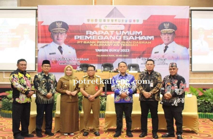 Pj Bupati Barsel dan Pj Bupati Kapuas Hadiri RUPS PT Bank Kalteng