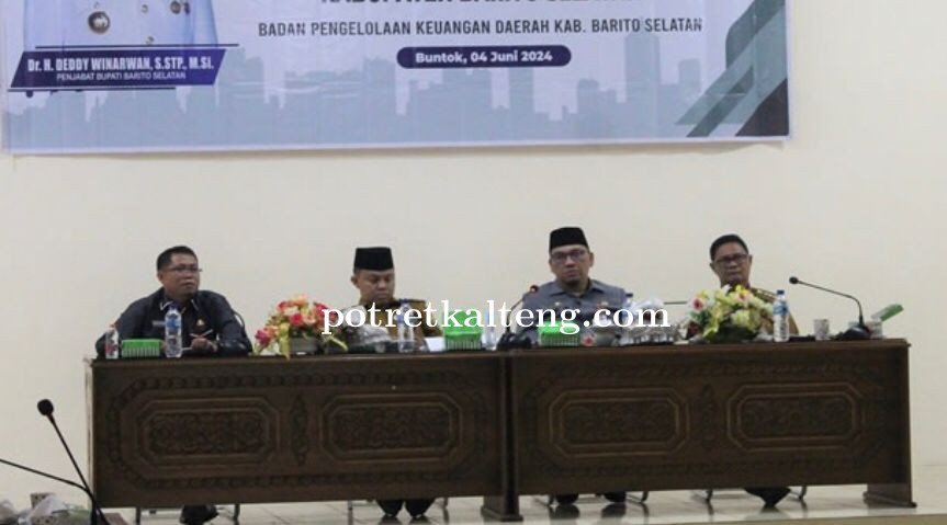 Pj.Bupati Barsel Hadiri Rakor PAD Kab Barsel Tahun2024