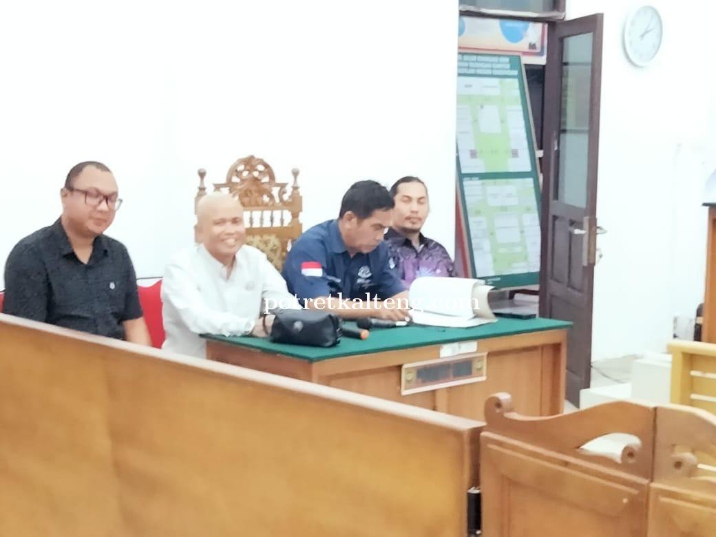 Pj Kadispora Dan PPK Gor Katingan Hadiri Gugatan PMH CV Rungan Raya